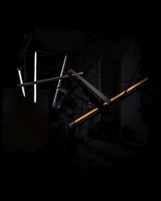 Susurrus Lights, Aggregate III, Exhibited @ Art's Birthday, Freiburg, Germany